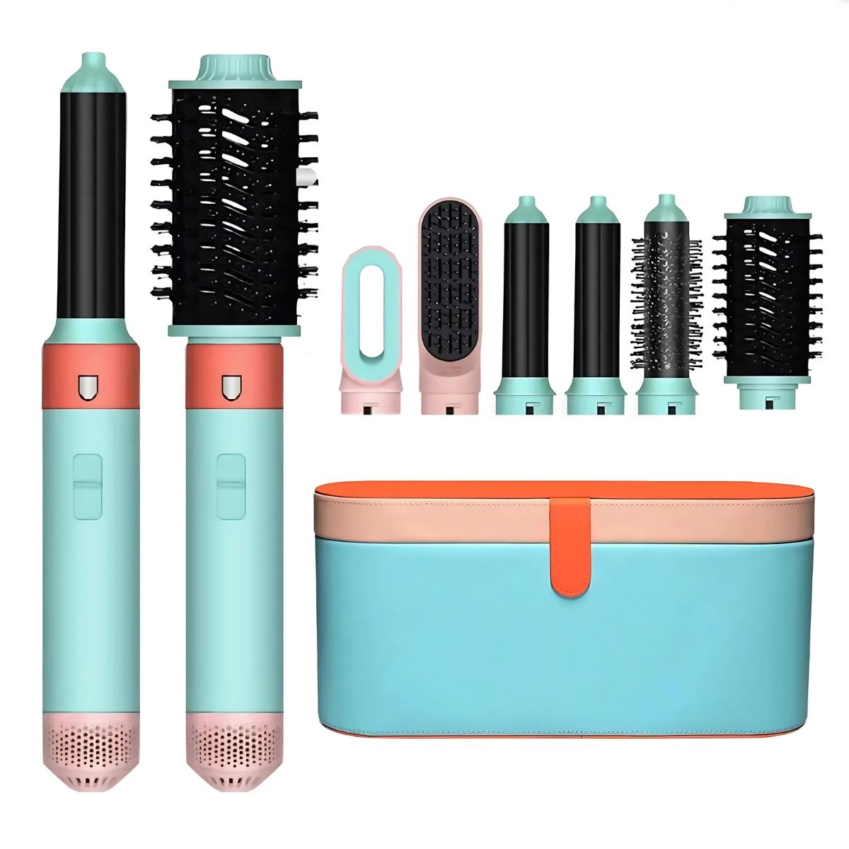 5-in-1 Hair Dryer & Styler with Curling Barrel Hot Air Brush