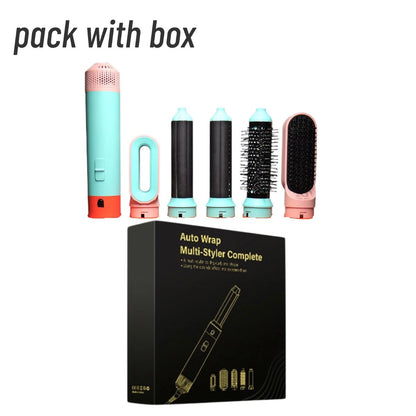 5-in-1 Hair Dryer & Styler with Curling Barrel Hot Air Brush